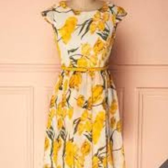 Boutique 1861 belted floral sundress - Picture 1 of 1